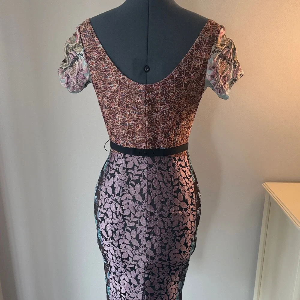 Byron Lars Multicolor Floral Mini Dress - Picture 2 of 5